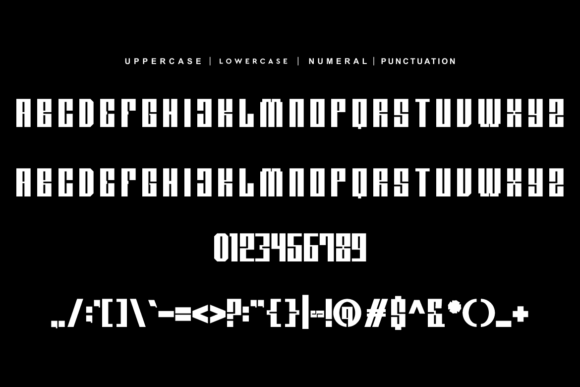 Rowaro Font PNG with transparent background - Preview 4
