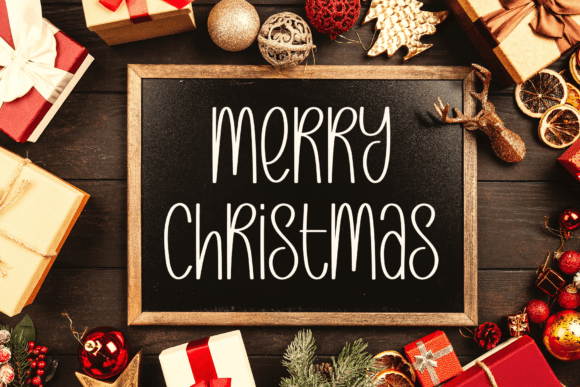 Samantha Christmas Font PNG with transparent background - Preview 1