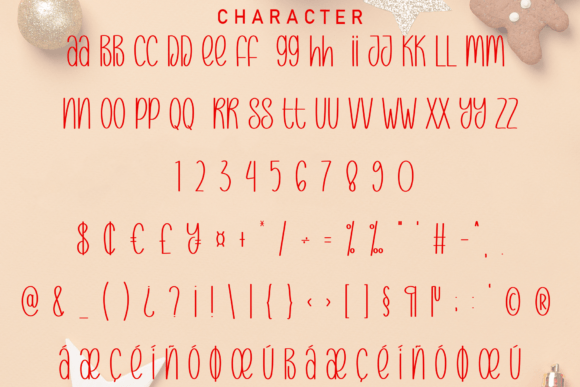 Samantha Christmas Font PNG with transparent background - Preview 4