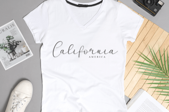 Saturday Signature Font PNG with transparent background - Preview 3