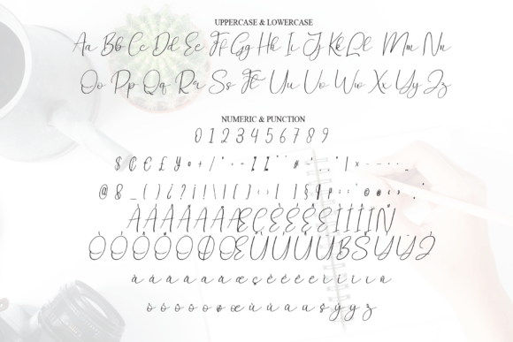 Saturday Signature Font PNG with transparent background - Preview 6
