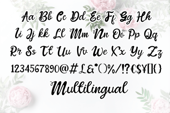 Serena Lumielle Font PNG with transparent background - Preview 6