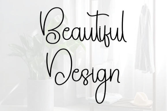 Signature Design Font font preview - 6