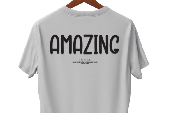 Simple October Font PNG with transparent background - Preview 1