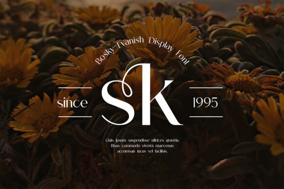 Bosky Evanish Font - Preview 2