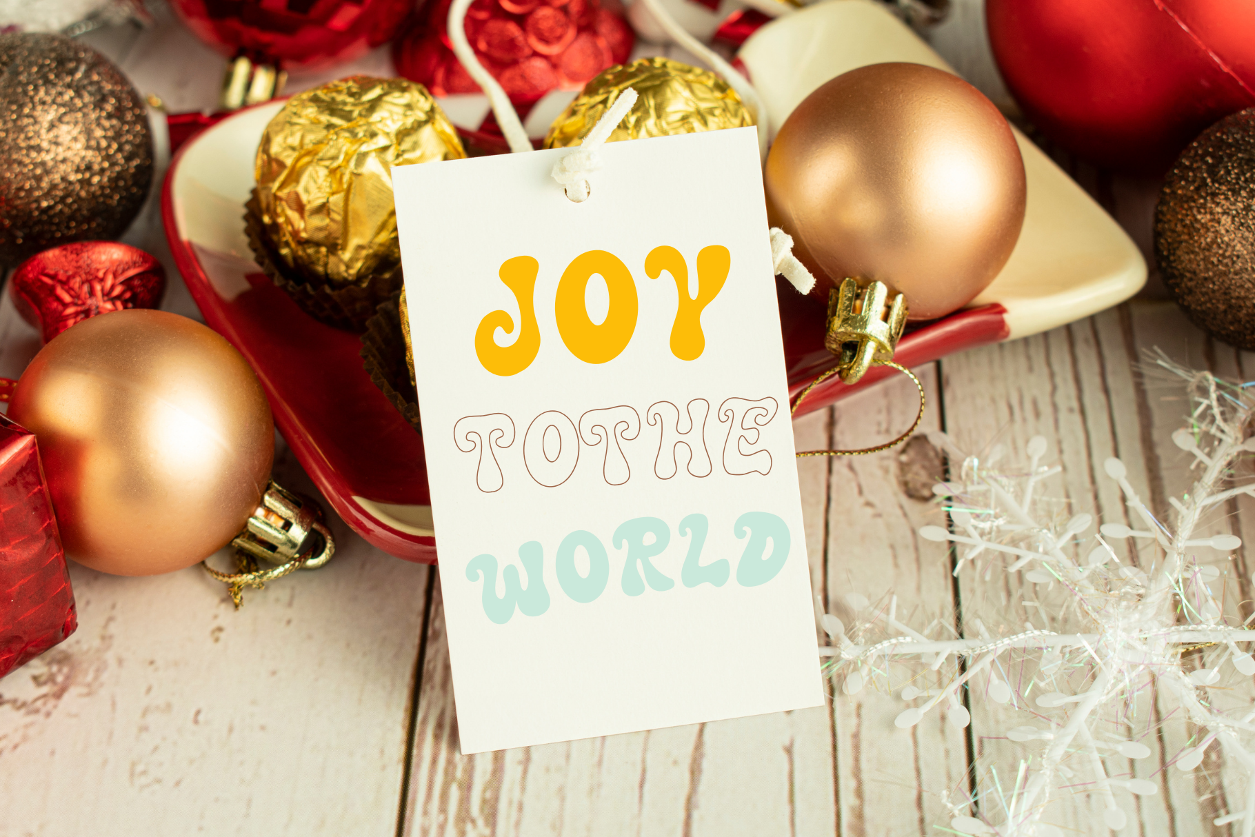 Christmas Bubble Font - photo 2