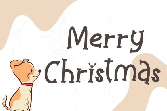 Christmas Lucky Font PNG with transparent background - Preview 3