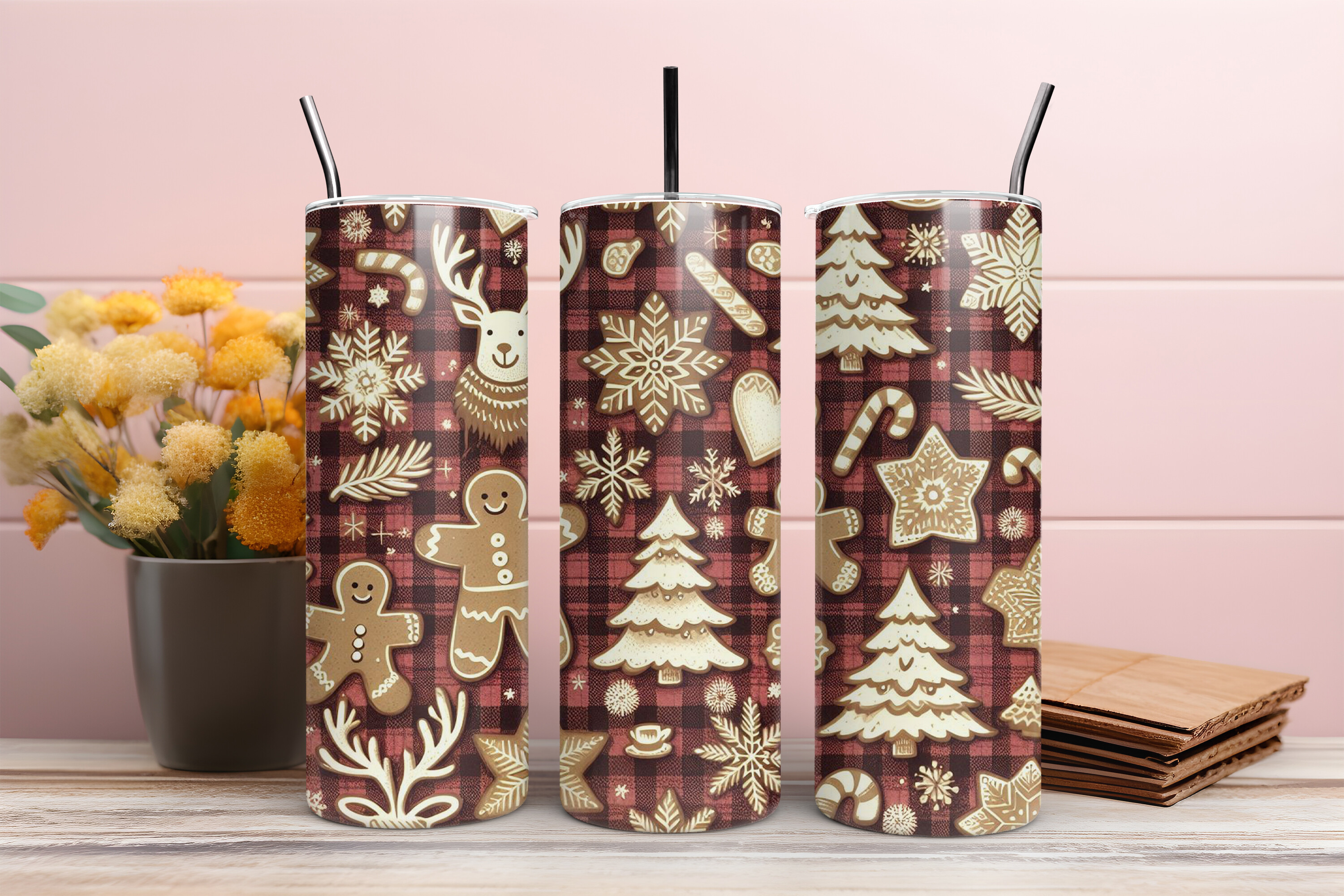 Christmas Tumbler Wrap Graphic by Lazy Craft · Creative Fabrica
