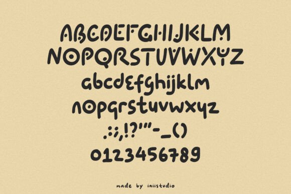 Cute Monster Font - Preview 1