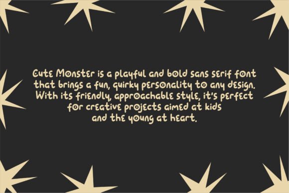 Cute Monster Font - Preview 2
