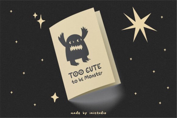 Cute Monster Font - Preview 5