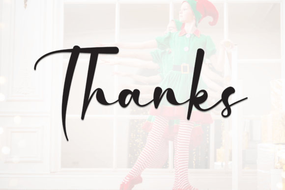 Dancer Christmas Font - Preview 6