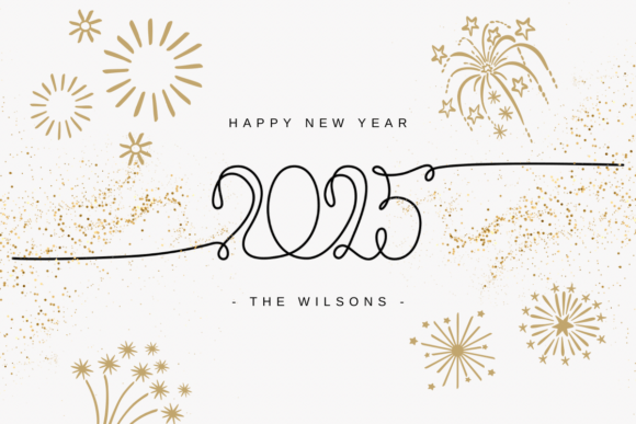 Festival Fireworks Font PNG with transparent background - Preview 4