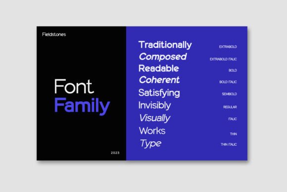 Fieldstones Font - Preview 1