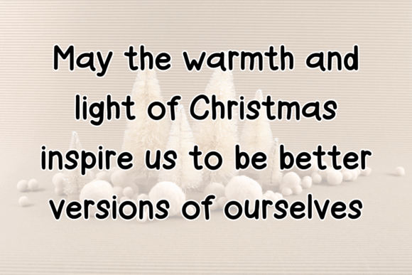 Happy Christmas Font - Preview 1