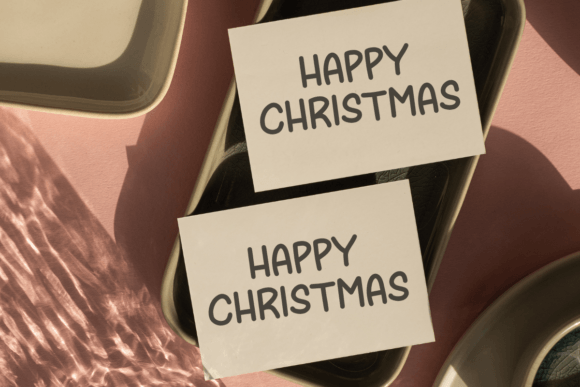 Happy Christmas Font - Preview 3
