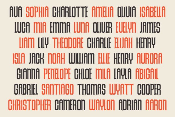 Hasclaw Harloth Font - Preview 4