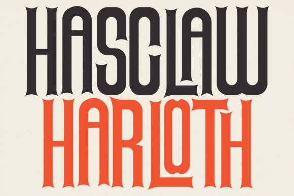 Hasclaw Harloth Font - Preview 5