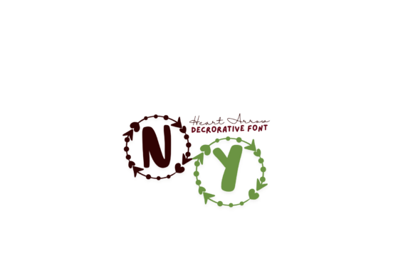 Heart Arrow Font - Preview 2