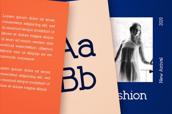 Marvelous Slab Font PNG with transparent background - Preview 3