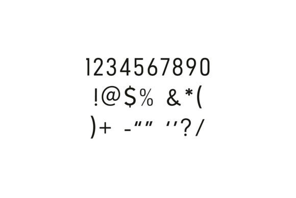 Metrofutura Font font preview - 6
