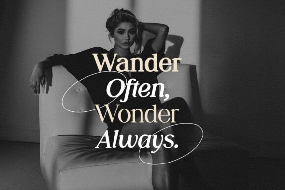 Nostalgic Whispers Font PNG with transparent background - Preview 1