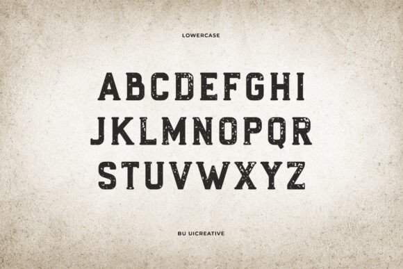Rough Flannel Font PNG with transparent background - Preview 4