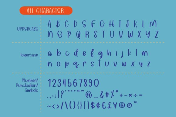 Sketchnote Font PNG with transparent background - Preview 1