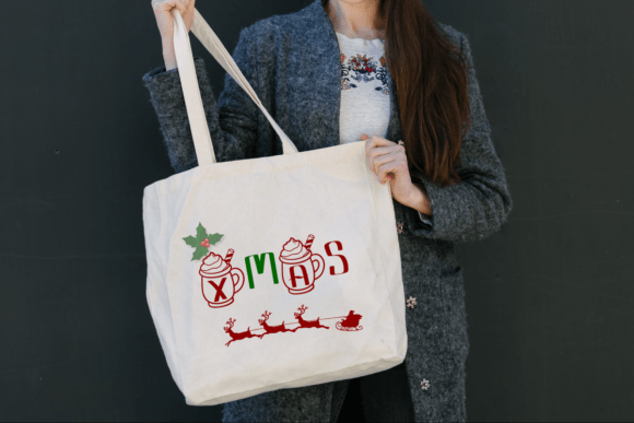 Chrismas Mug Font PNG with transparent background - Preview 5