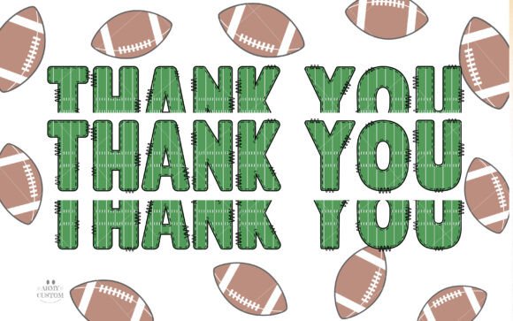 American Football Field Font - Preview 3