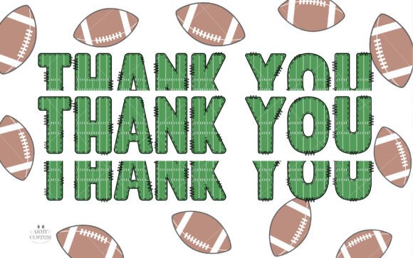 American Football Field Font - Preview 3