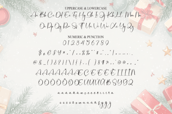 Beautiful Christmas Font - Preview 6