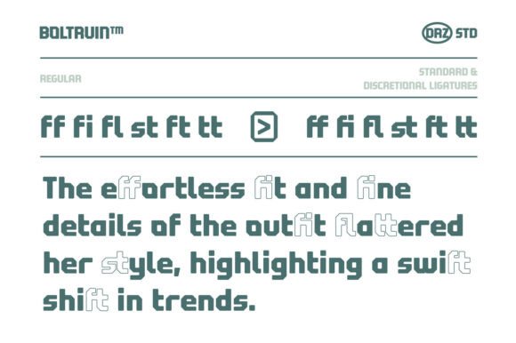 Boltruin Font - Preview 4