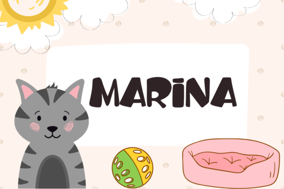 Cat and Cup Font - Preview 4