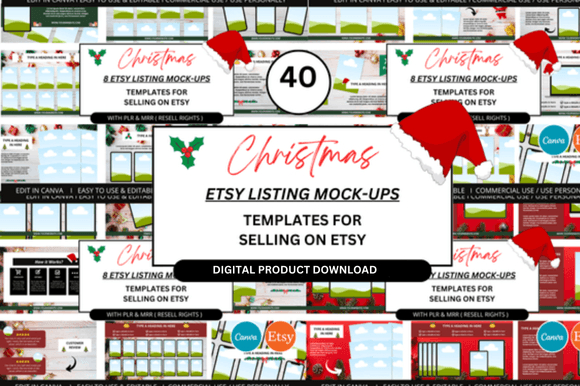 Christmas Etsy Listing Bundle