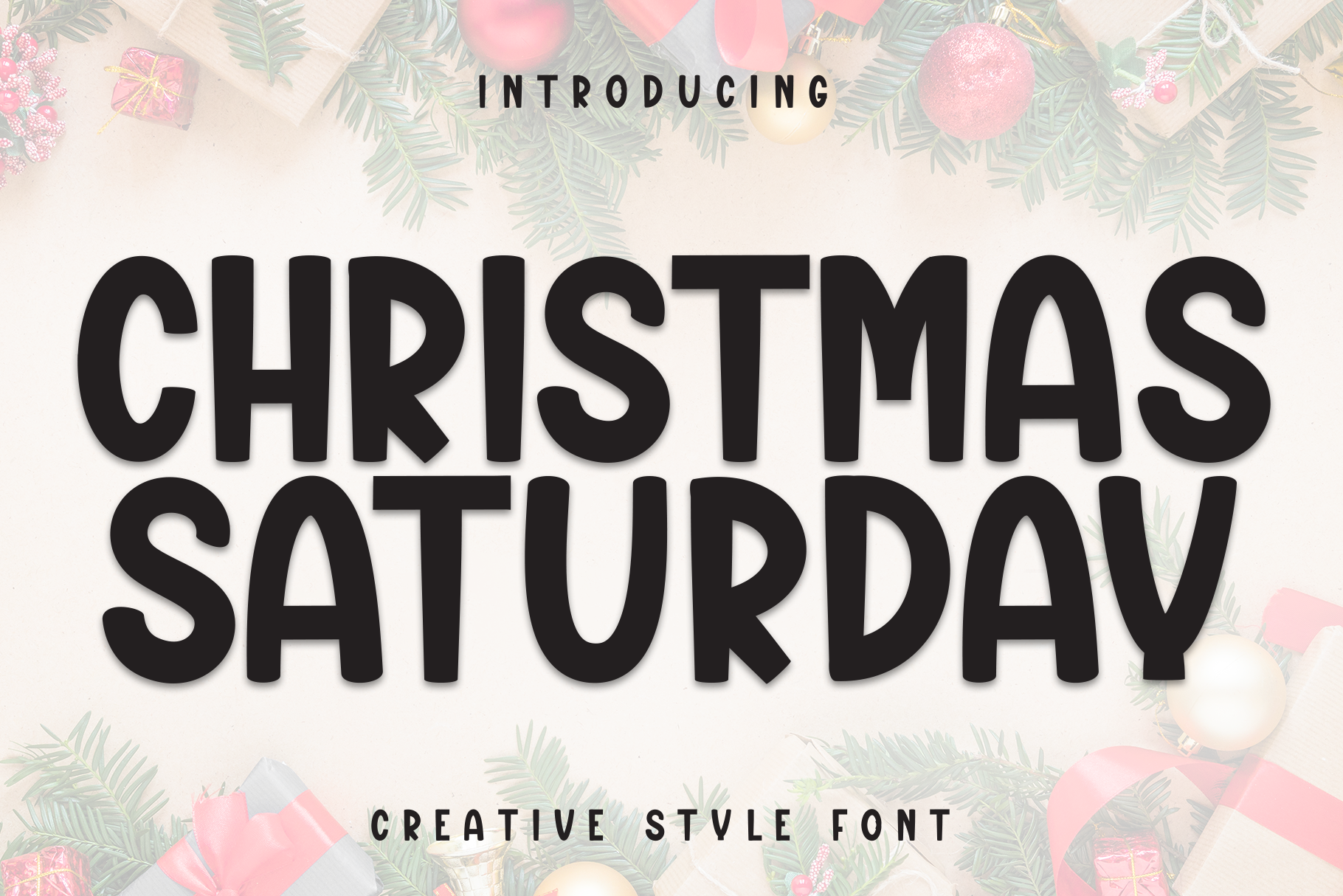 Christmas Saturday Font - photo 1