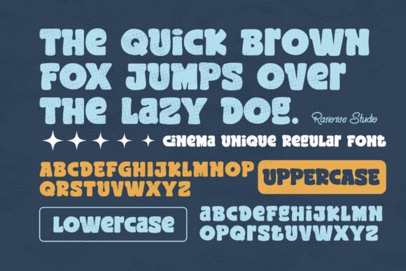 Cinema Unique Font - Preview 1