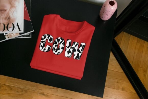 Cow Pattern Font - Preview 3