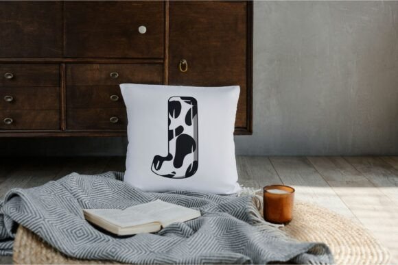 Cow Pattern Font - Preview 6