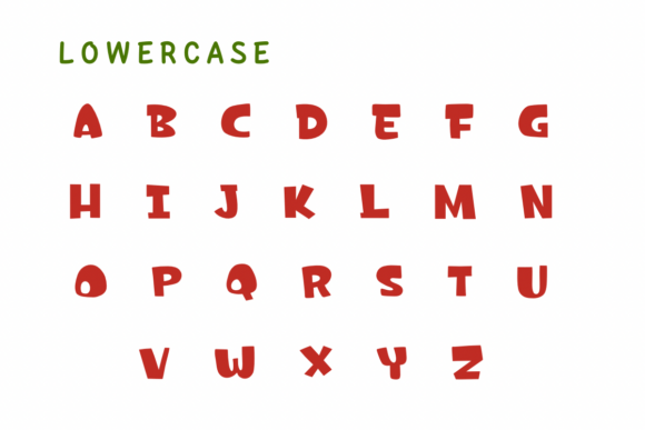 Cup Christmas Font PNG with transparent background - Preview 2
