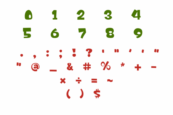 Cup Christmas Font PNG with transparent background - Preview 3