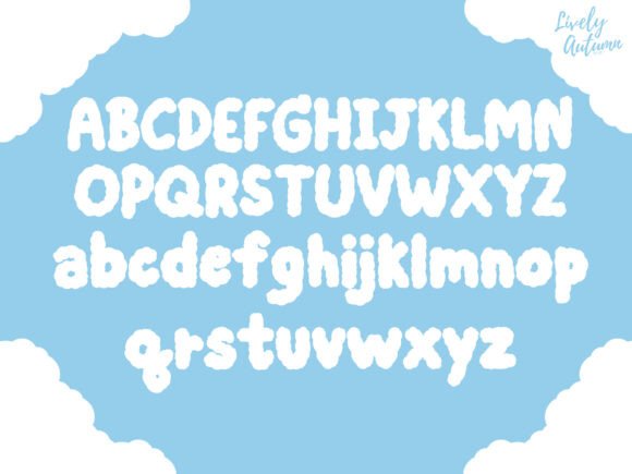 Fluffy Font - Preview 1