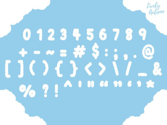 Fluffy Font - Preview 2