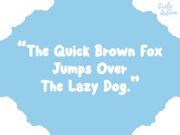 Fluffy Font - Preview 3