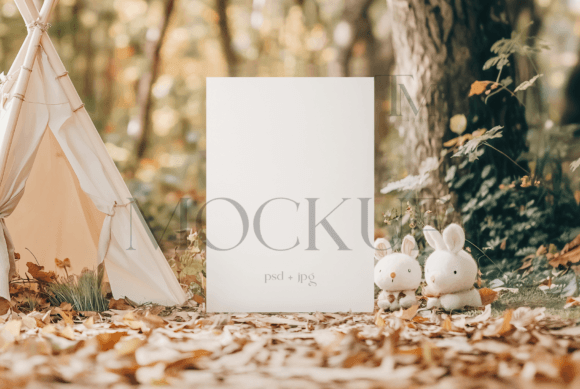 Forest Themed 5x7 Card Mockup