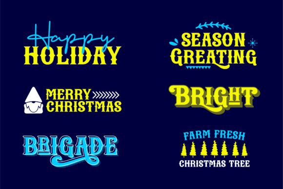 Graceful Christmas Font - Preview 1