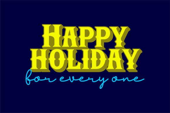 Graceful Christmas Font - Preview 5