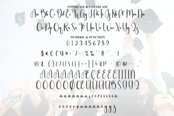 Graduation Font - Preview 6