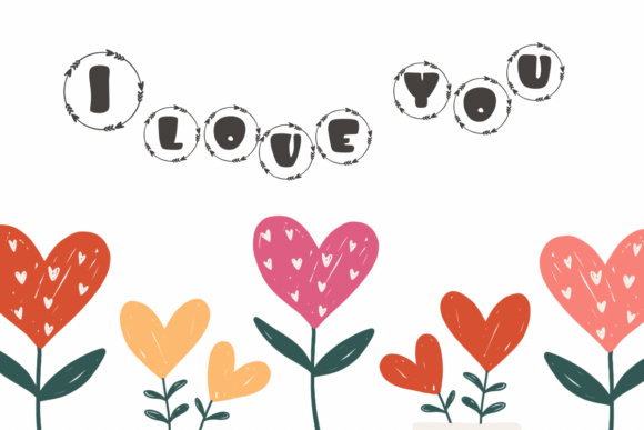 Heart Arrow Font - Preview 3