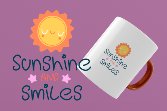 Iridescent Font PNG with transparent background - Preview 1